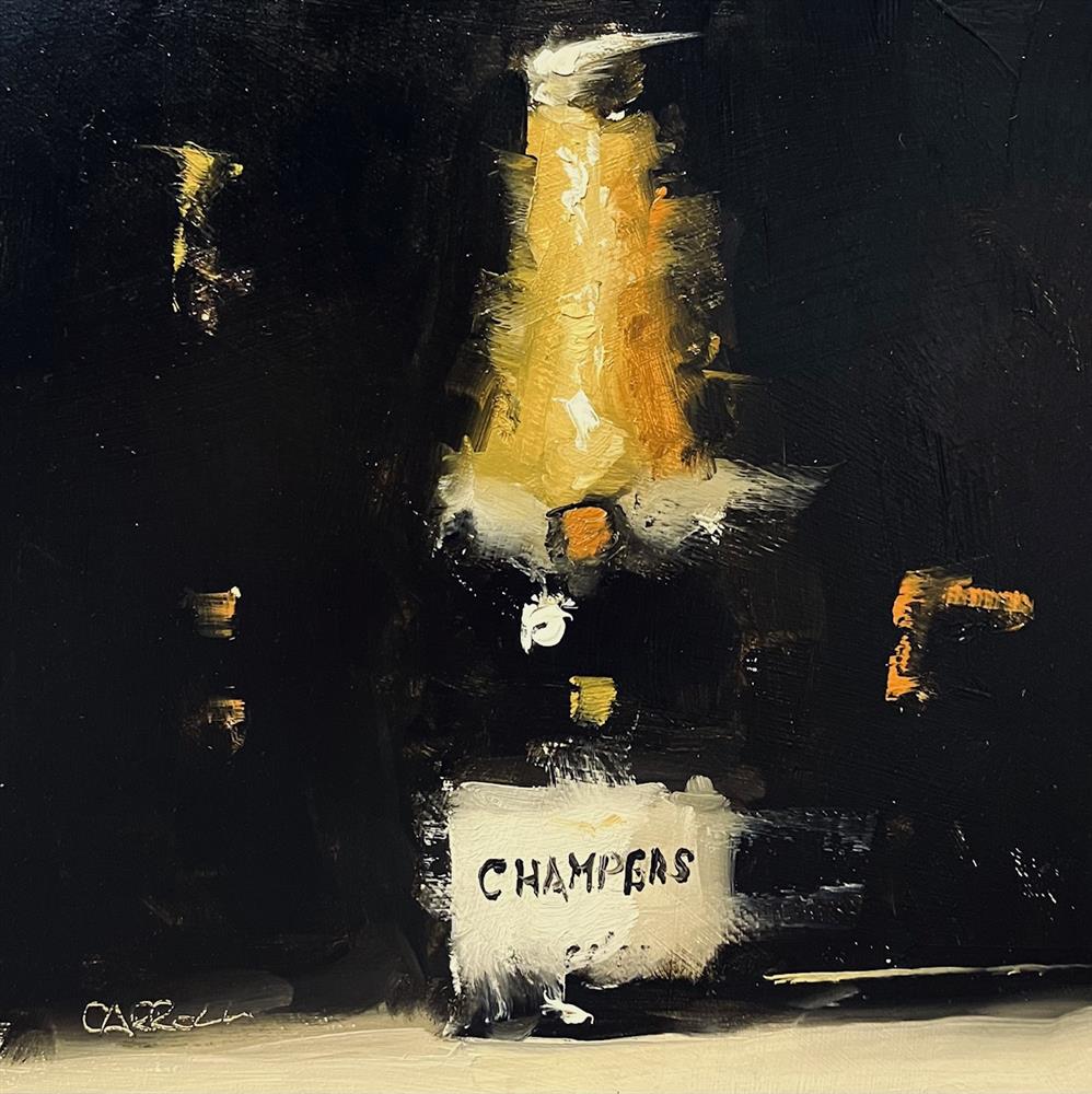 Neil Carroll -  'Champers' - Framed Original Painting