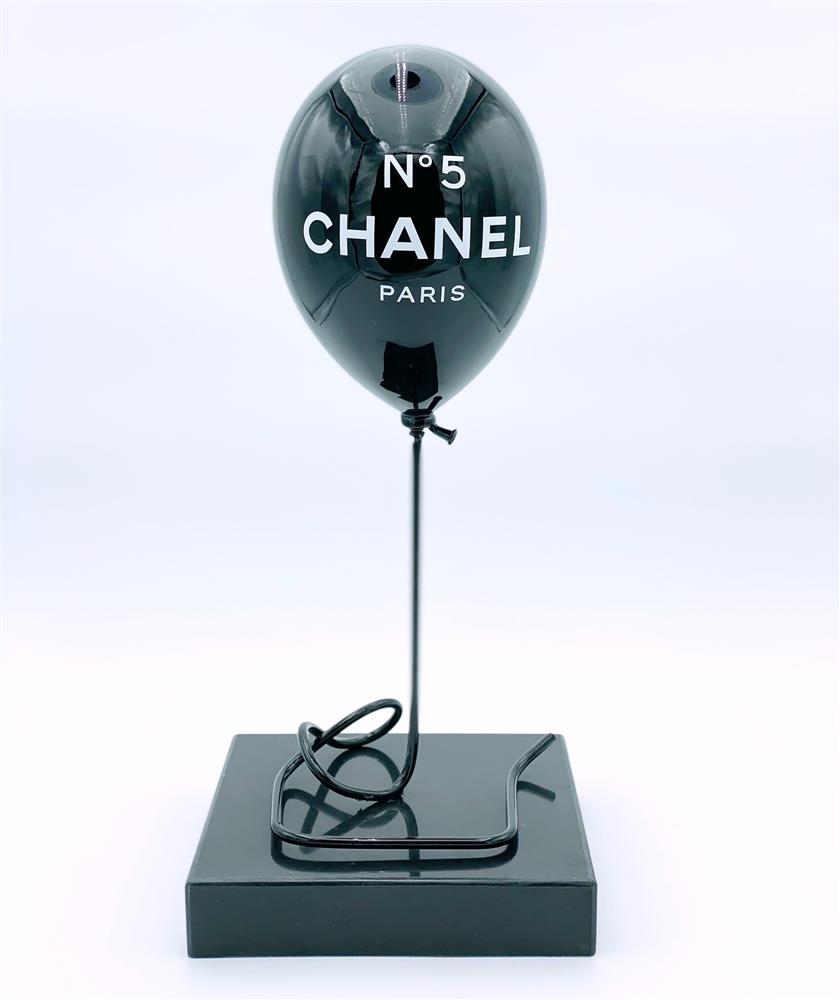Naor - 'Chanel Balloon Black X' -  Original Sculpture