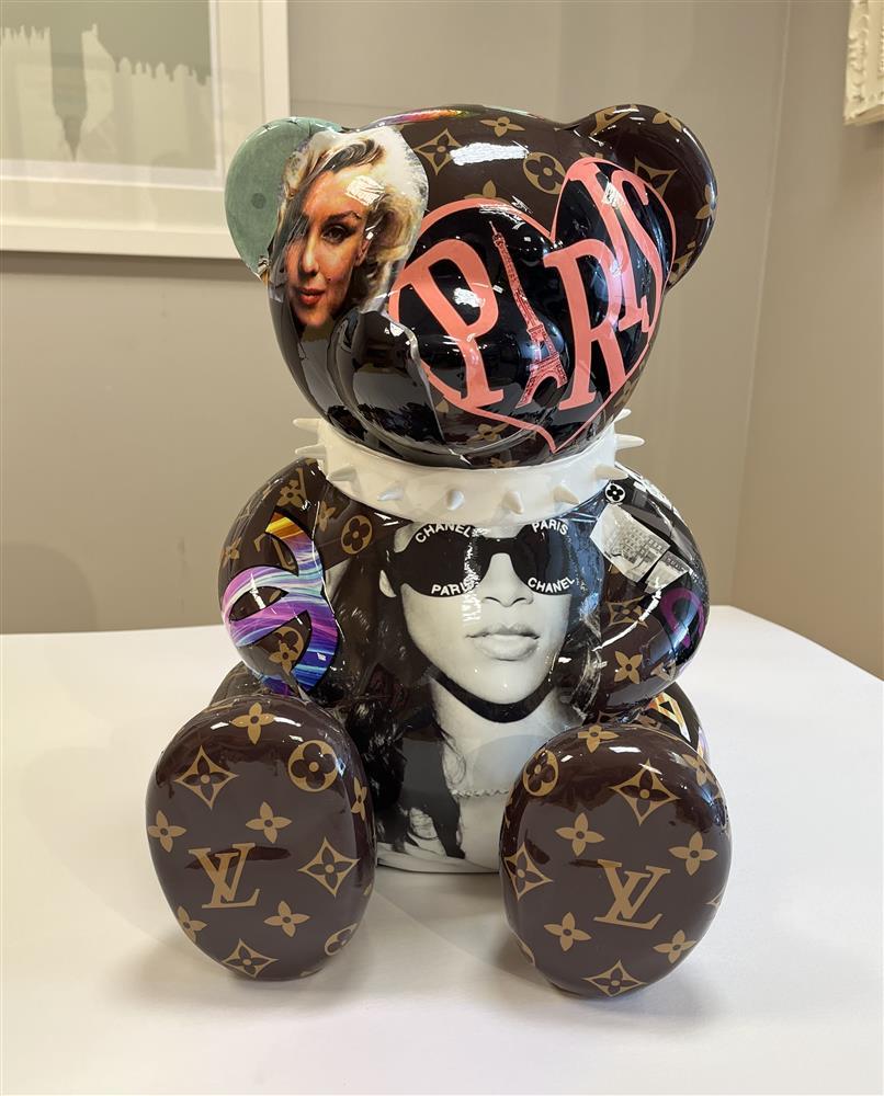 Naor - 'Chanel Vuitton Paris Bear II' -  Original Sculpture
