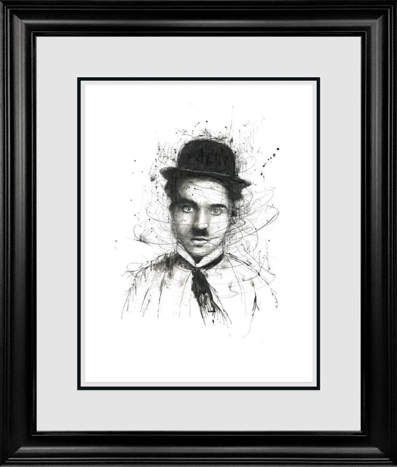 Scott Tetlow - 'Chaplin' - Framed Original Art