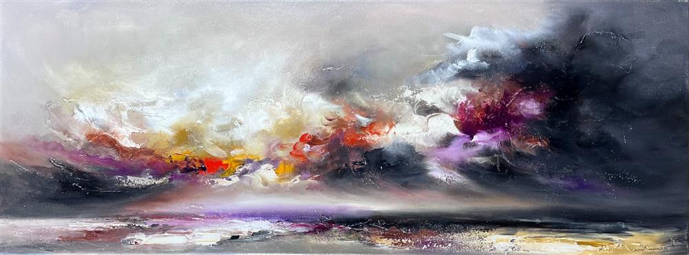 Anna Schofield - 'Chasing Storms II' - Framed Original Artwork
