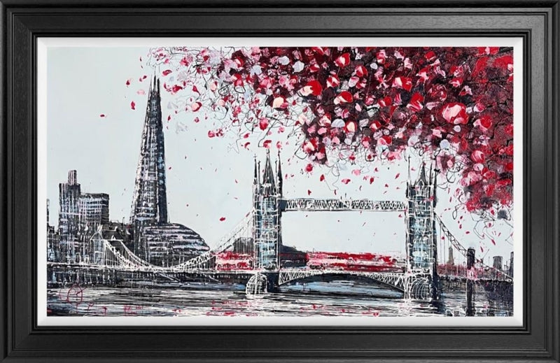 Nigel Cooke - 'Cherry Shades Of London  - Framed Original Artwork