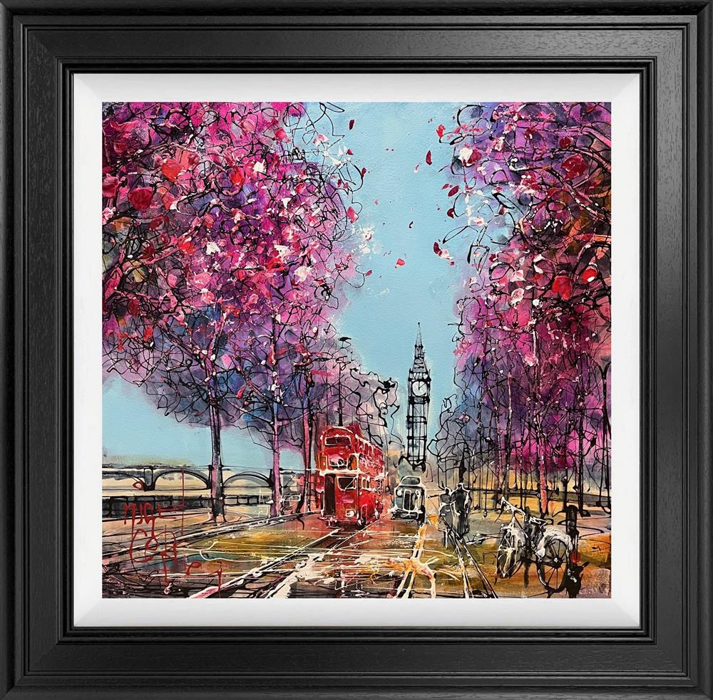 Nigel Cooke - 'Cherry Trees' - Framed Original Artwork