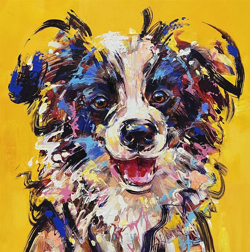 Anna Cher - 'Chief Mischief Officer' - Framed Original Artwork