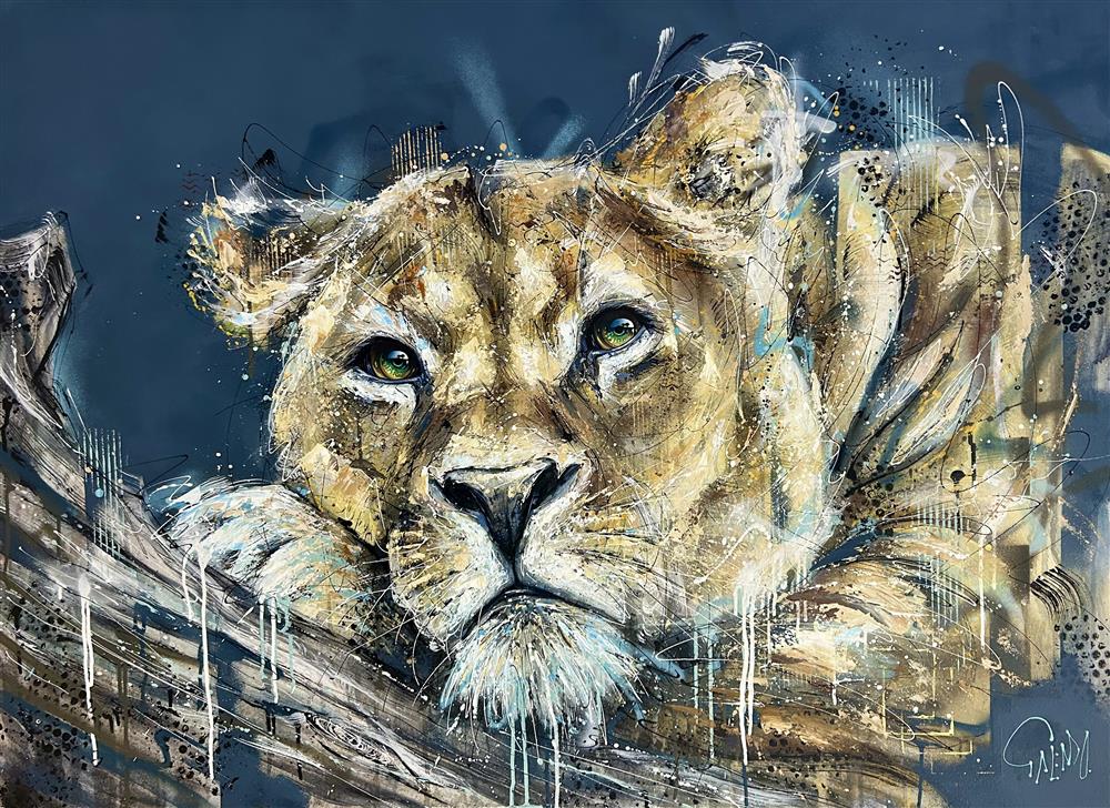 Joe Galindo - 'Chillin' Like A Villain' - Framed Original Art