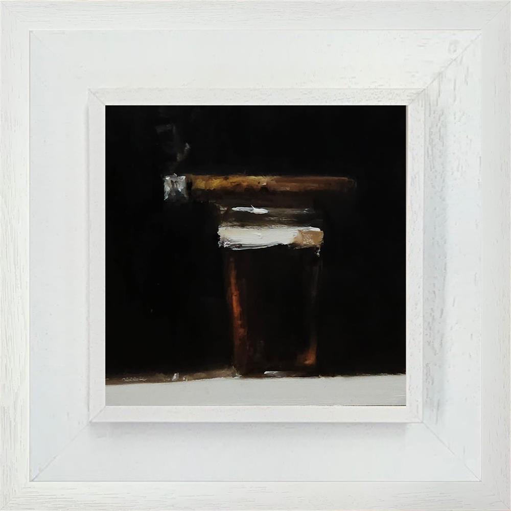 Neil Carroll - 'Cigar And Beer' - Framed Original Artwork