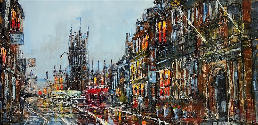 Nigel Cooke - 'Cirencester Shine'  - Framed Original Artwork