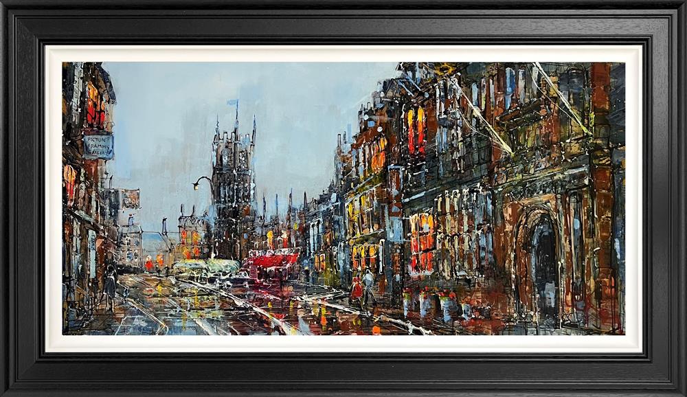 Nigel Cooke - 'Cirencester Shine'  - Framed Original Artwork