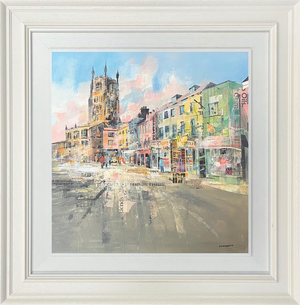 Ed Robinson - 'Cirencester Stroll'  - Framed Original Artwork