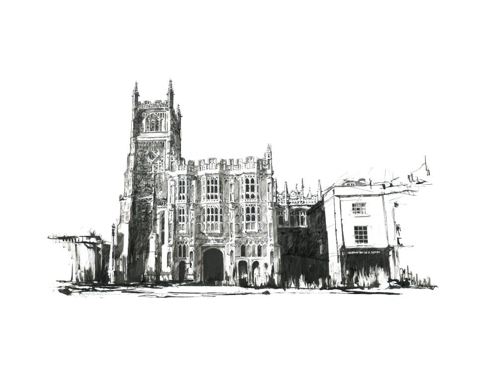 Scott Tetlow - 'Cirencester' - Framed Original Art