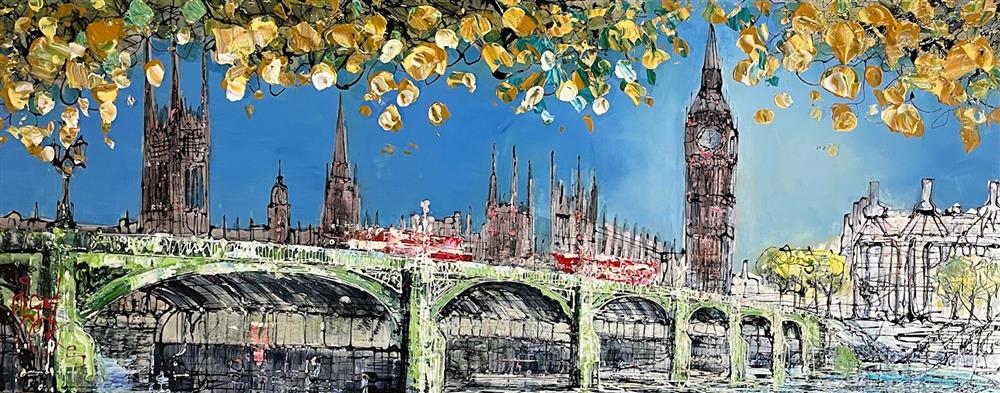 Nigel Cooke - 'City Crossing' - Framed Original Artwork