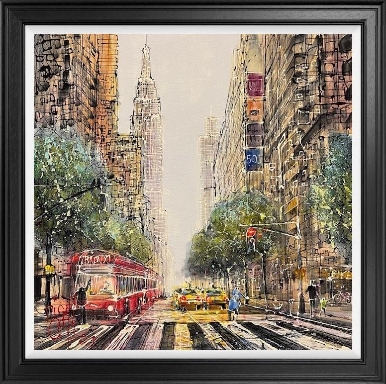 Nigel Cooke - 'City Crossing' - Framed Original Artwork
