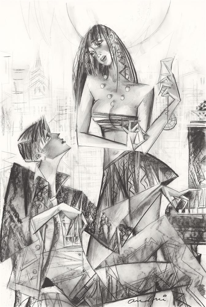 Andrei Protsouk - 'City Sonata' - Framed Original Study