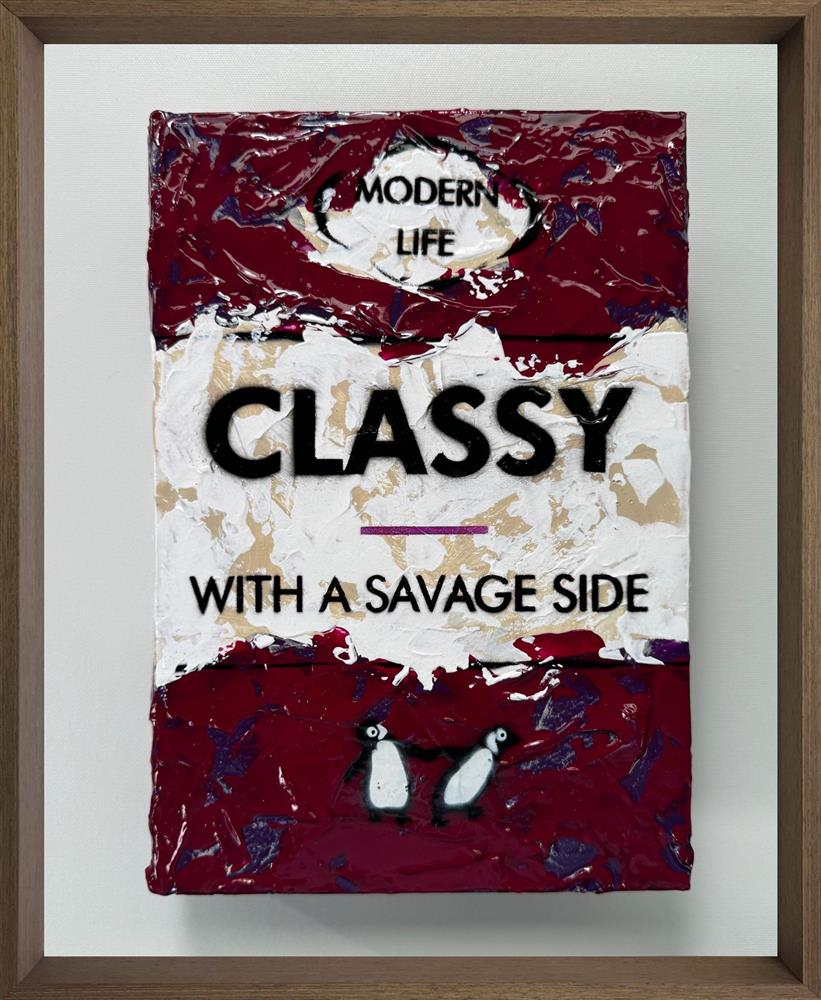 Hue Folk - 'Classy'  - Storybook'' - Framed Original Art