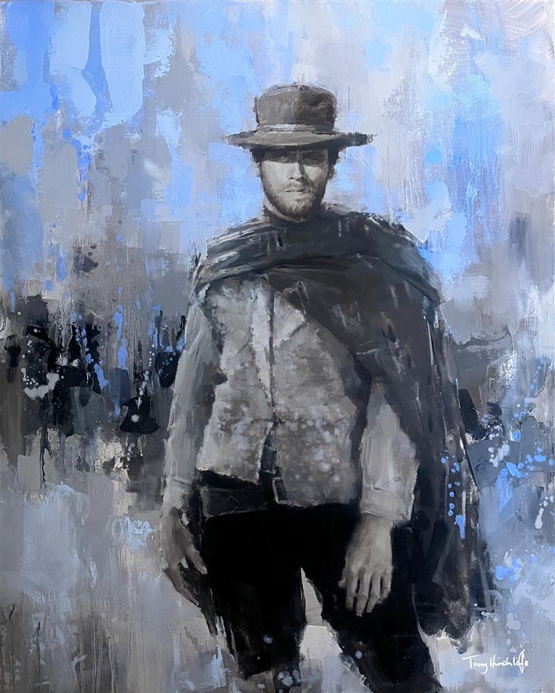 Tony Hinchliffe - 'Clint Eastwood' - Framed Original Artwork