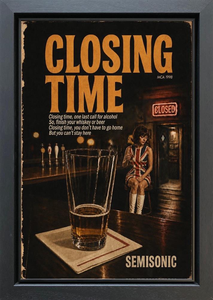 Linda Charles - 'Closing Time' - Framed Original Artwork