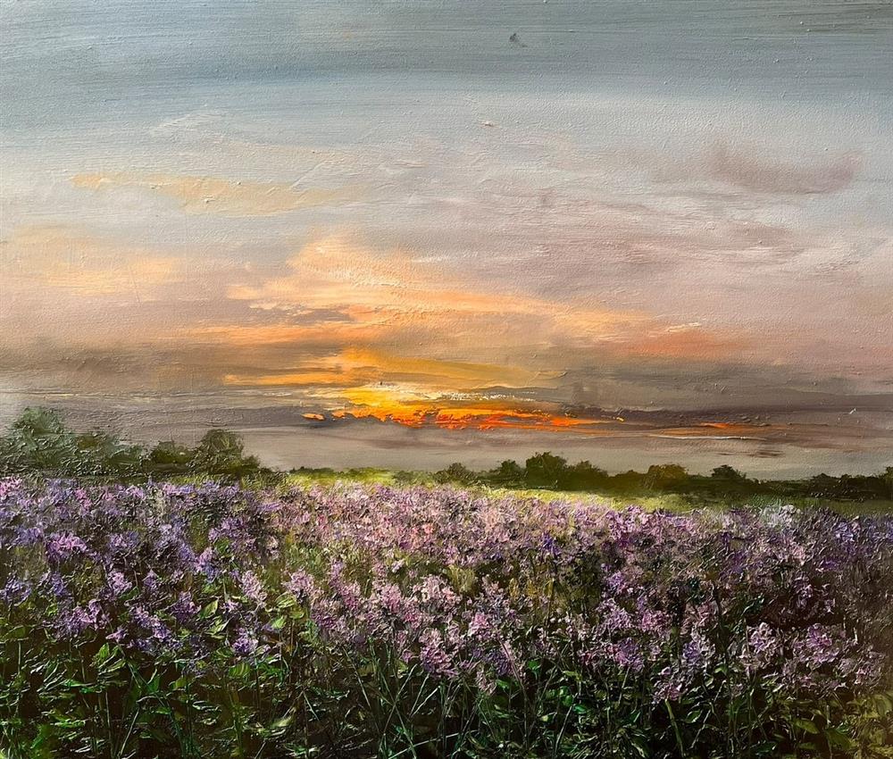 Kimberley Harris - 'Clouds Above The Countryside' - Framed Original Artwork