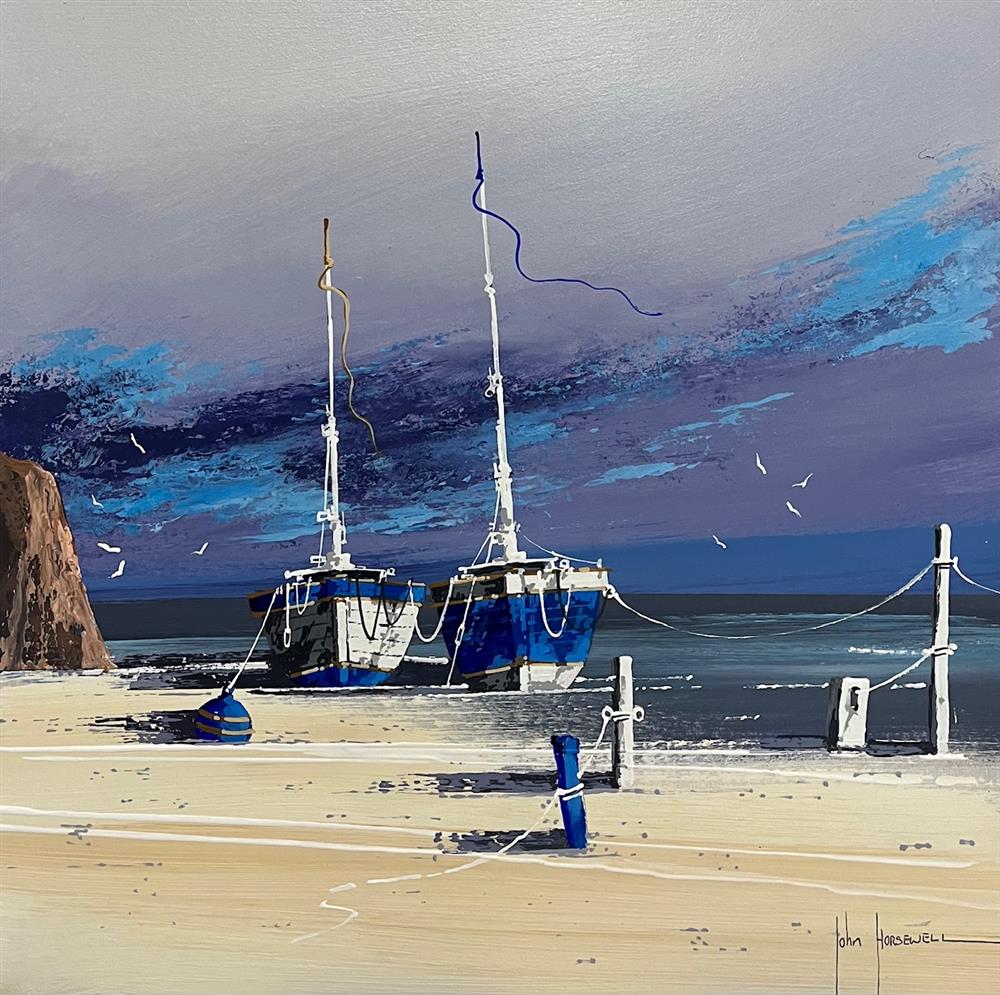 John Horsewell - 'Coastal Pause' - Framed Original Artwork