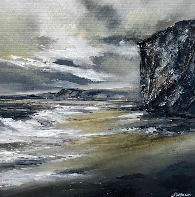 Alison Johnson - 'Coastline Reverie' - Framed Original Artwork