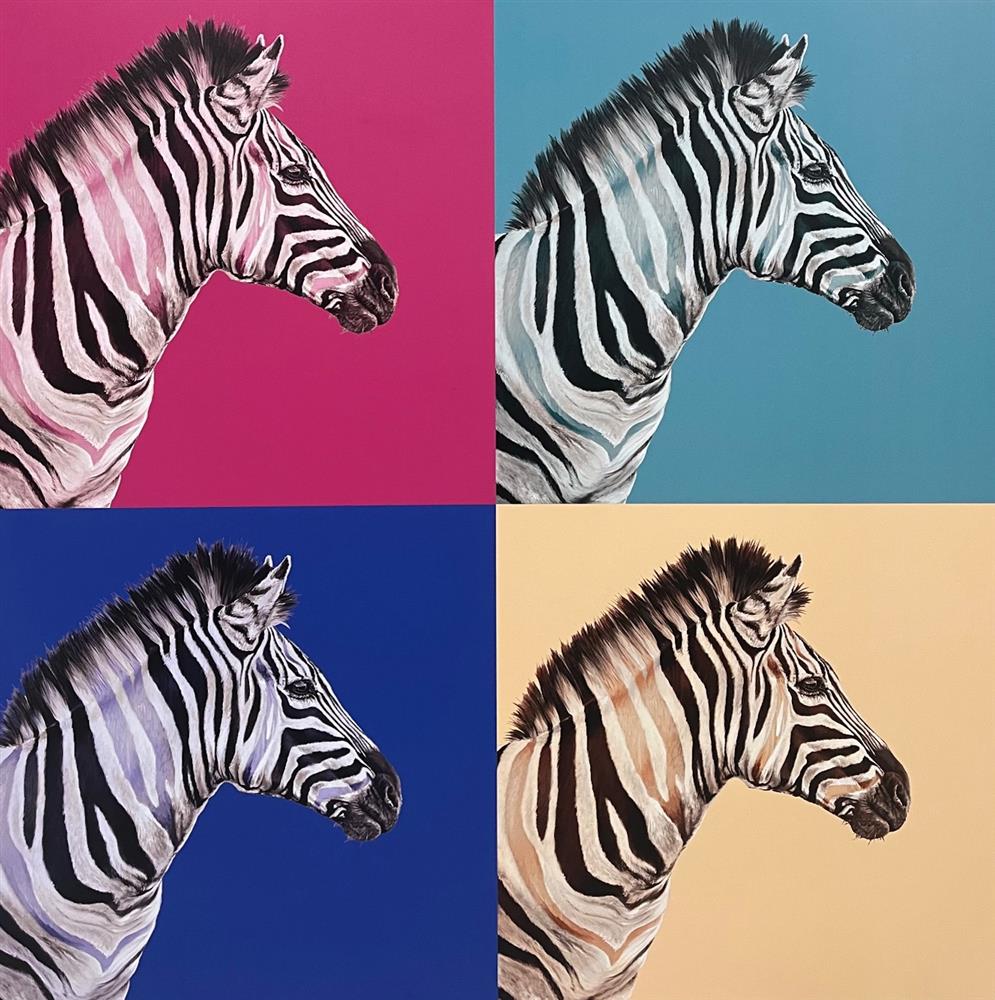 Hayley Goodhead - 'Colour Quartet I - Aluminium' - Framed Original Artwork