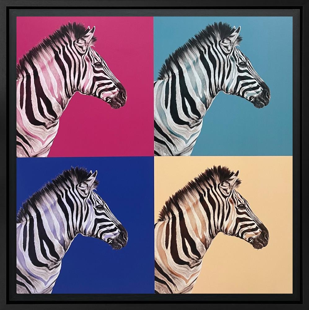 Hayley Goodhead - 'Colour Quartet I - Aluminium' - Framed Original Artwork