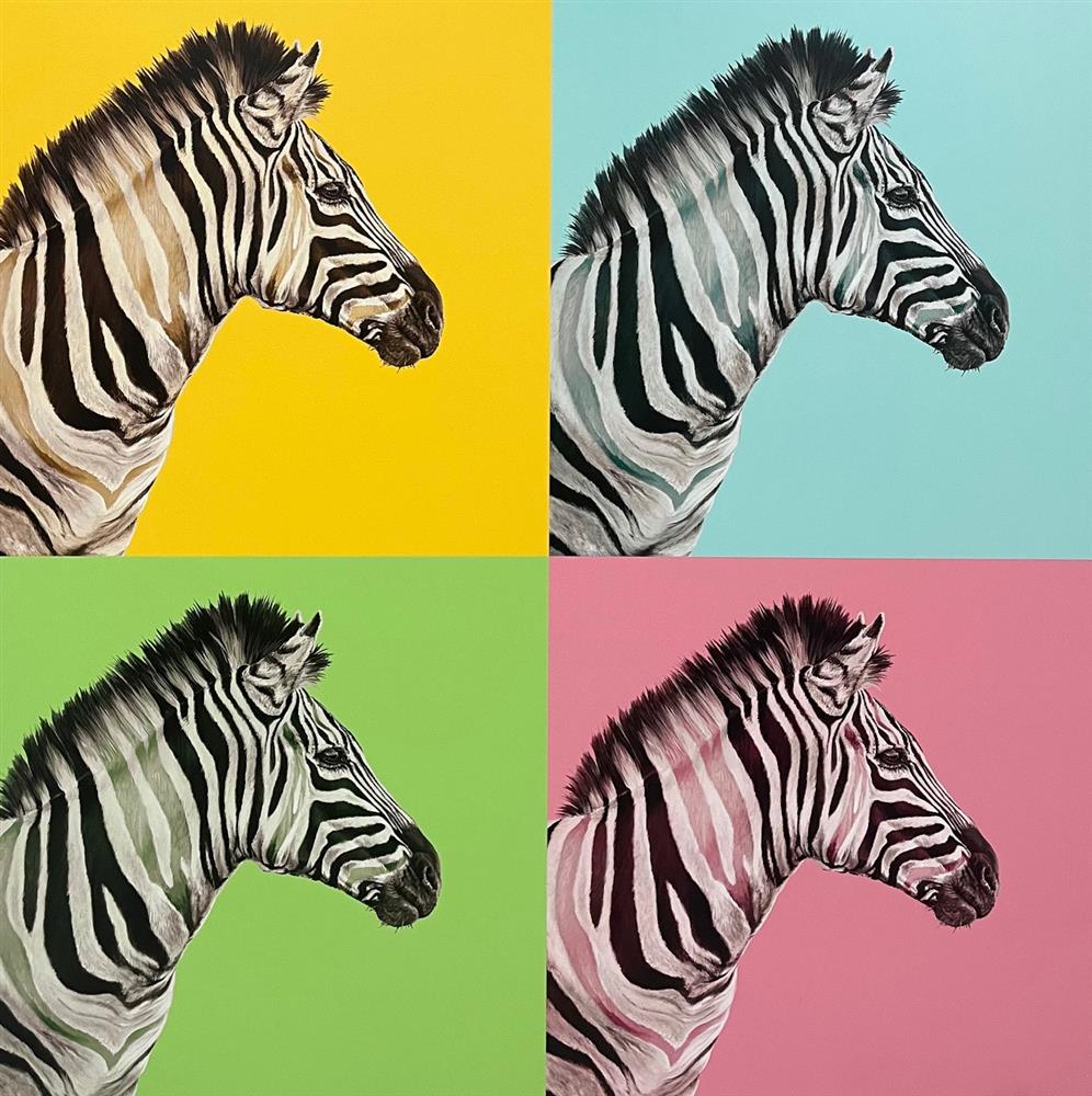 Hayley Goodhead - 'Colour Quartet II - Aluminium' - Framed Original Artwork