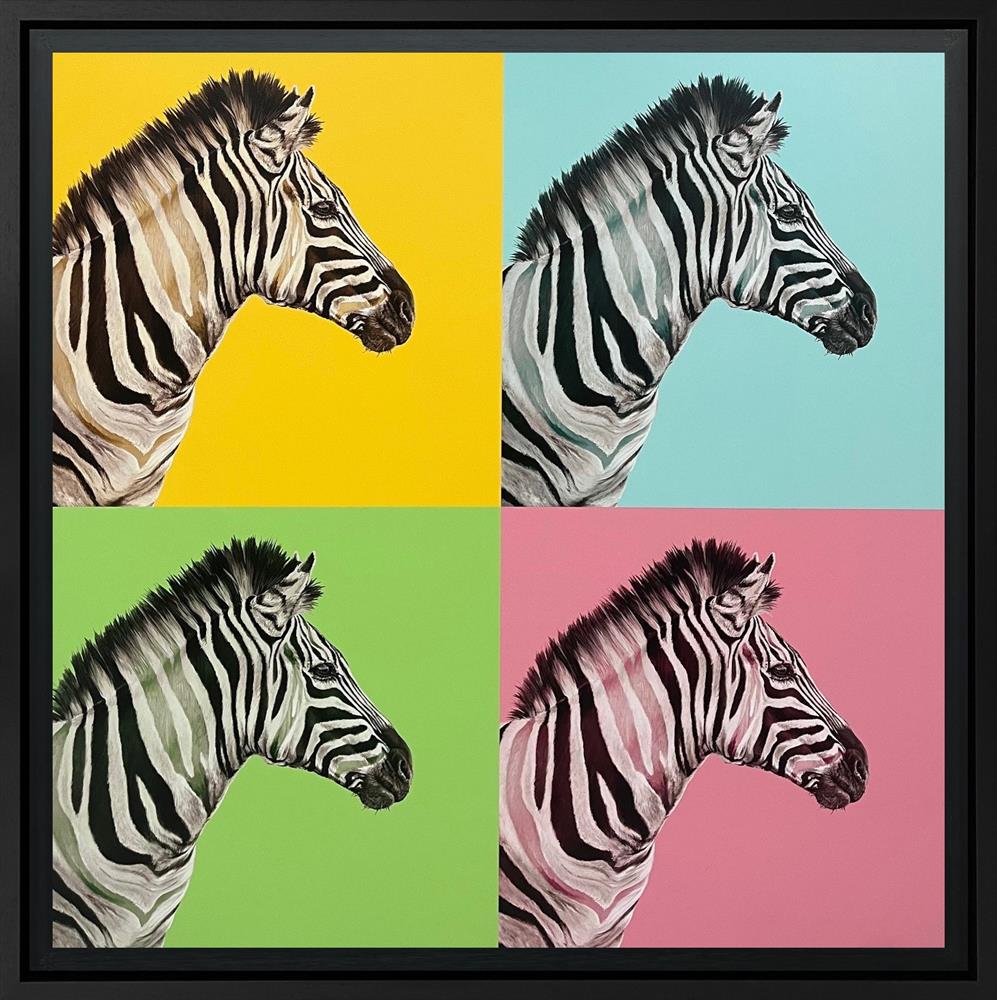 Hayley Goodhead - 'Colour Quartet II - Aluminium' - Framed Original Artwork