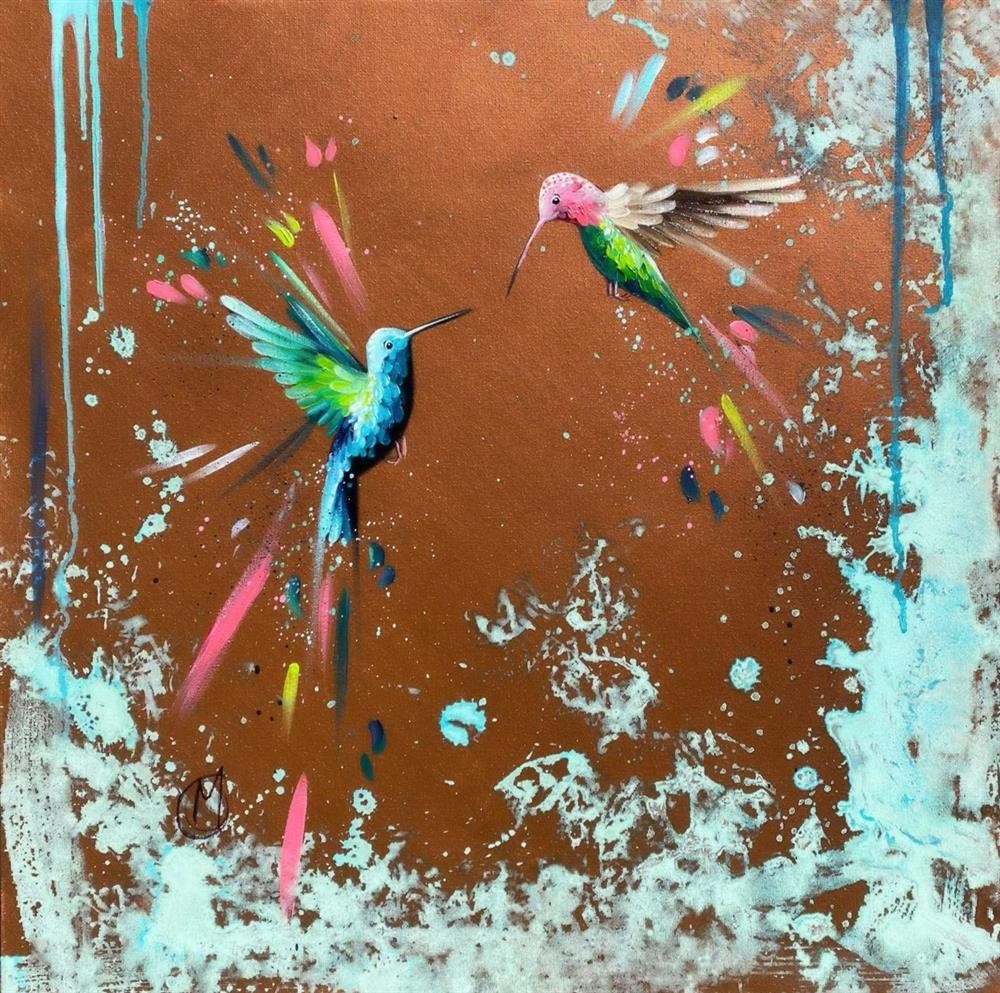 Mellisuga- 'Colour Commotion I' - Framed Original Artwork