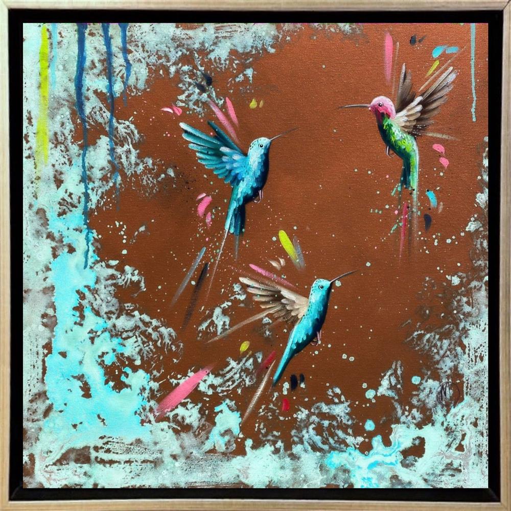 Mellisuga- 'Colour Commotion II' - Framed Original Artwork