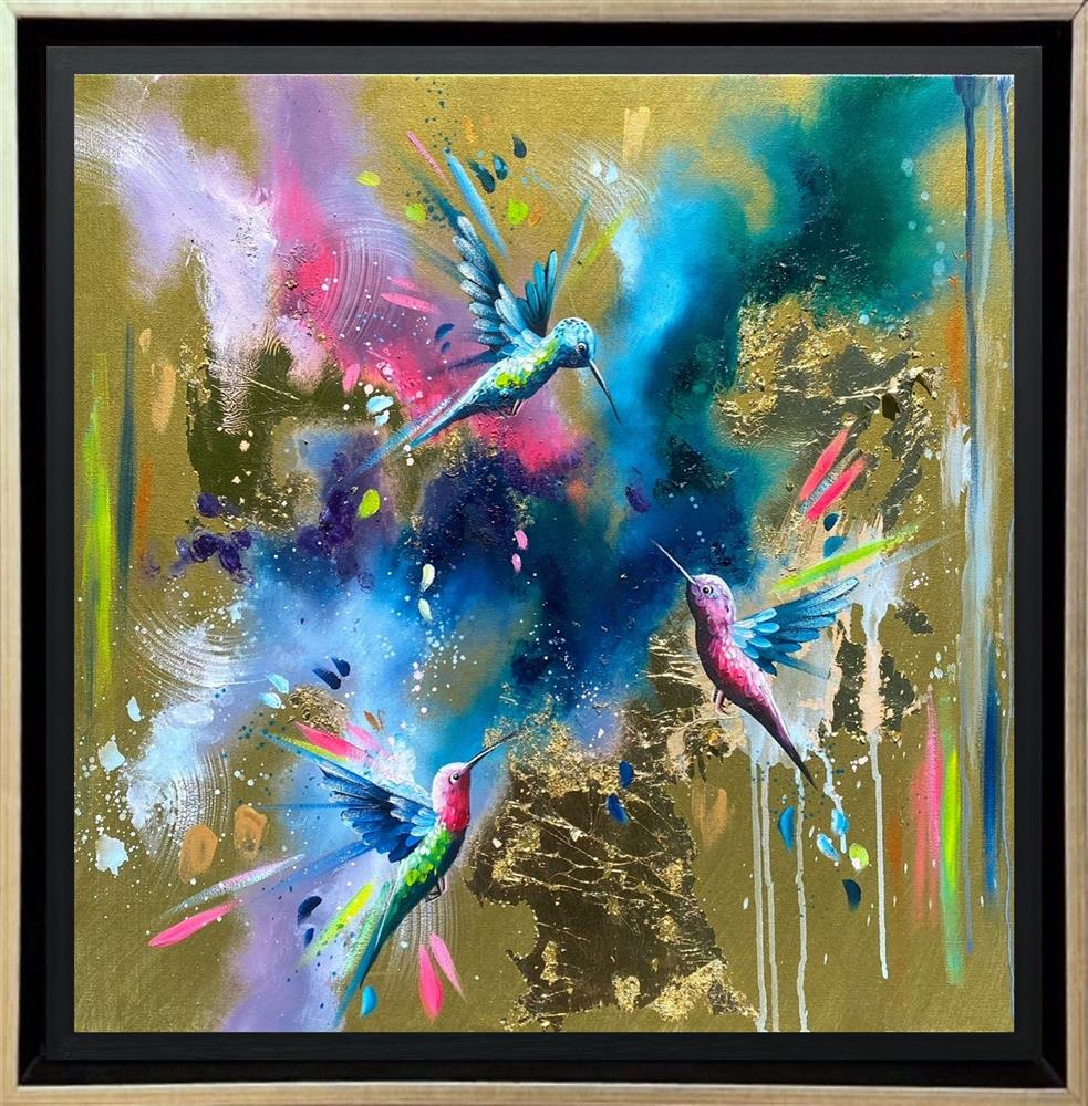 Mellisuga- 'Colourful Jewels II' - Framed Original Artwork