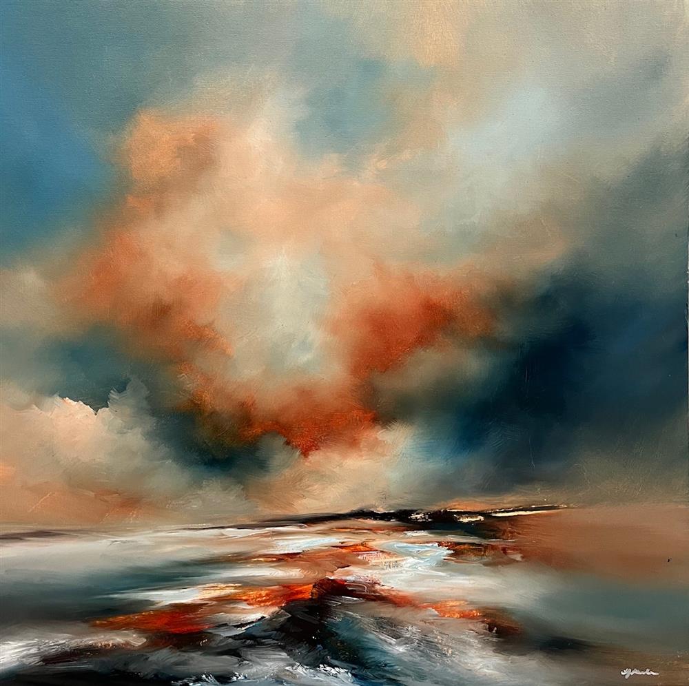 Alison Johnson - 'Coming Close To Love' - Framed Original Artwork