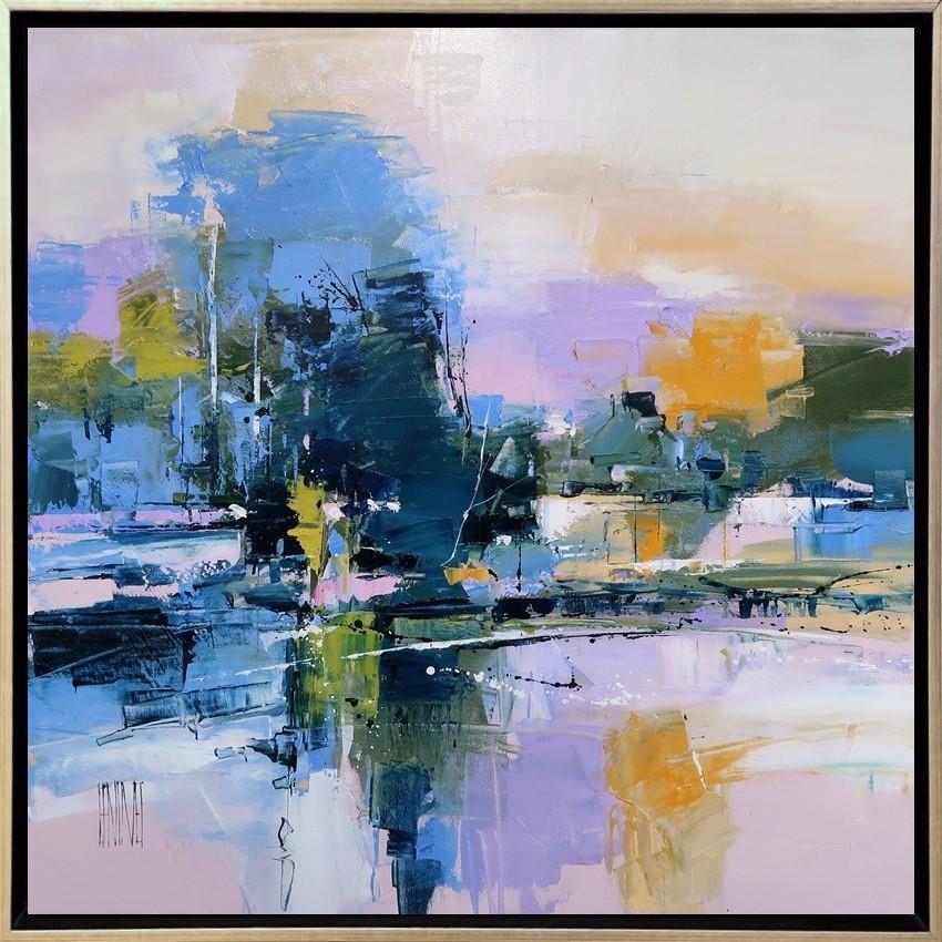 Hervé Lenouvel  'Comme Un Miroir' - Framed Original Artwork