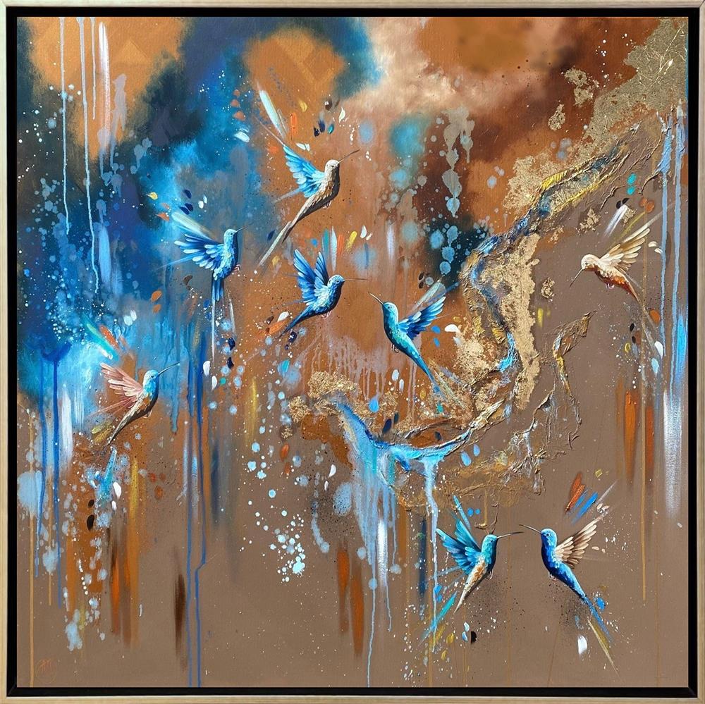 Mellisuga- 'Copper Wings' - Framed Original Artwork