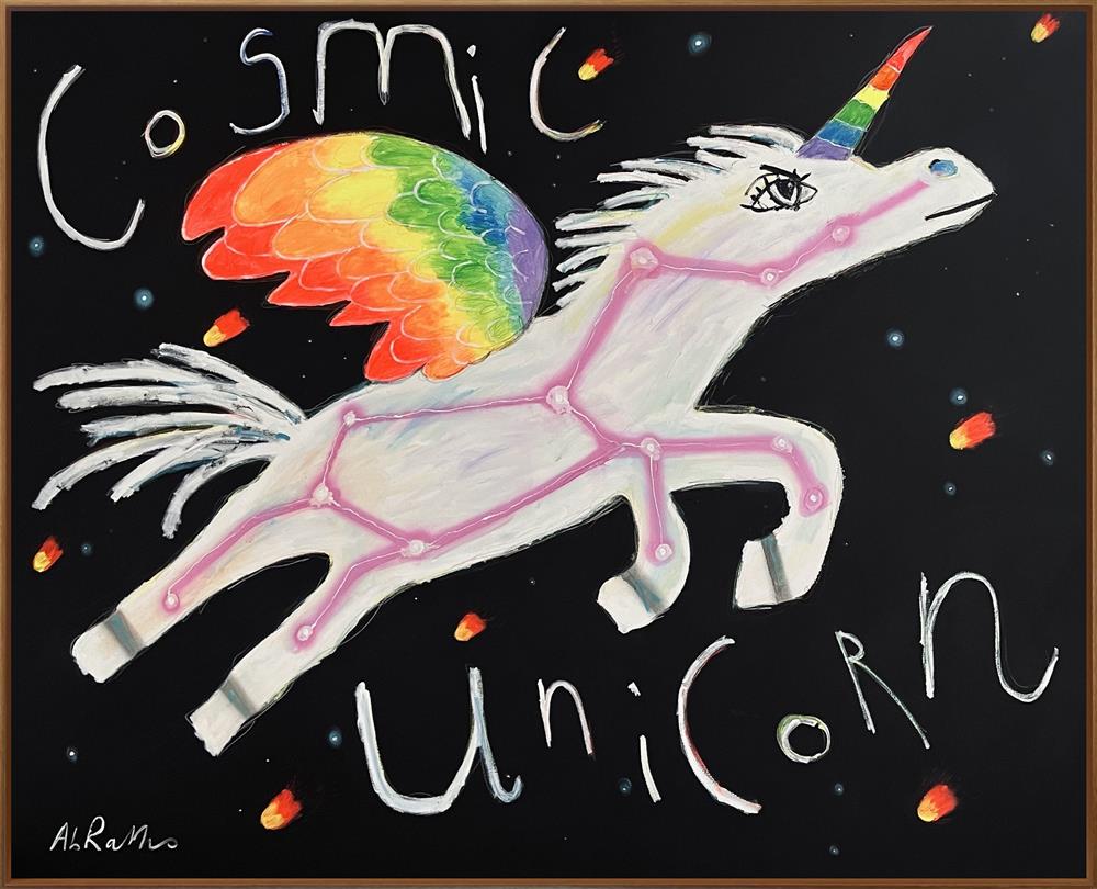 Michael Abrams - 'Cosmic Unicorn' - Large Scale Original Art