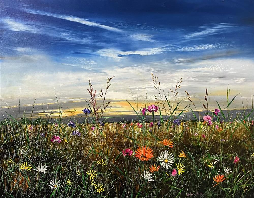 Kimberley Harris - 'Cross The Open Land' - Framed Original Art