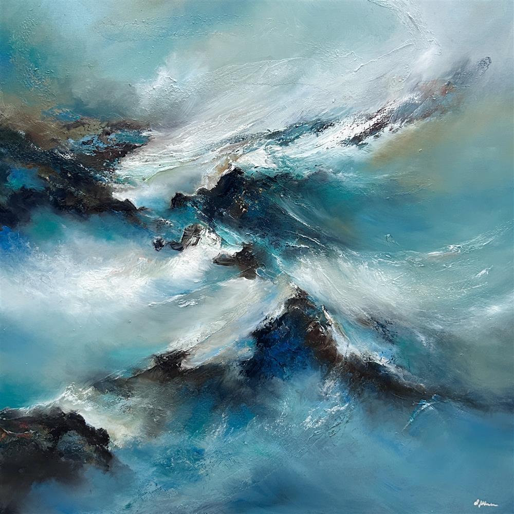 Alison Johnson - 'Crosscurrent' - Framed Original Artwork