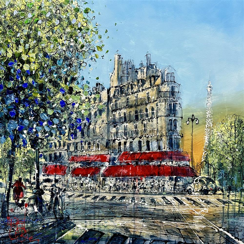 Nigel Cooke - 'Crossing Into Love' - Framed Original Artwork