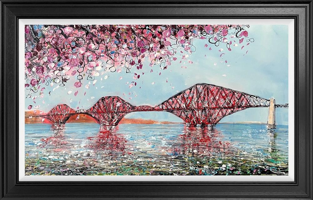 Nigel Cooke - 'Crossing The Forth' - Framed Original Artwork