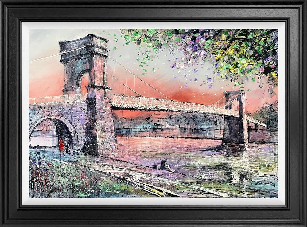 Nigel Cooke - 'Crossing The Trent' - Framed Original Artwork