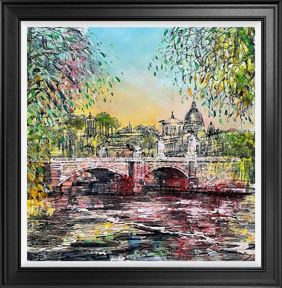 Nigel Cooke - 'Crossing The Water' - Framed Original Artwork