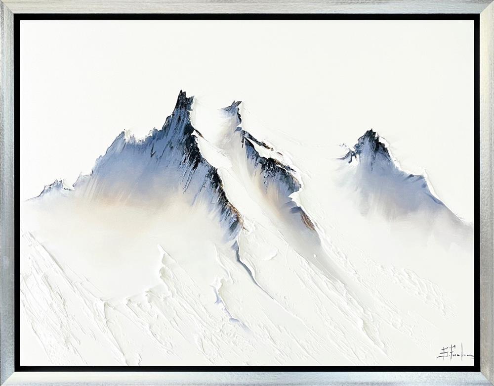 Bozhena Fuchs- 'Crowned In White' - Framed Original Artwork