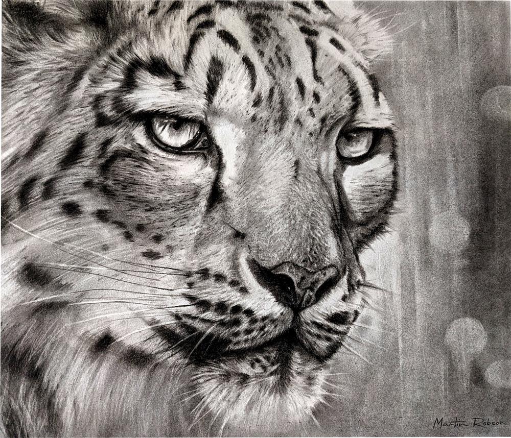 Martin Robson - 'Crystal Gaze Study' - Framed Original Art