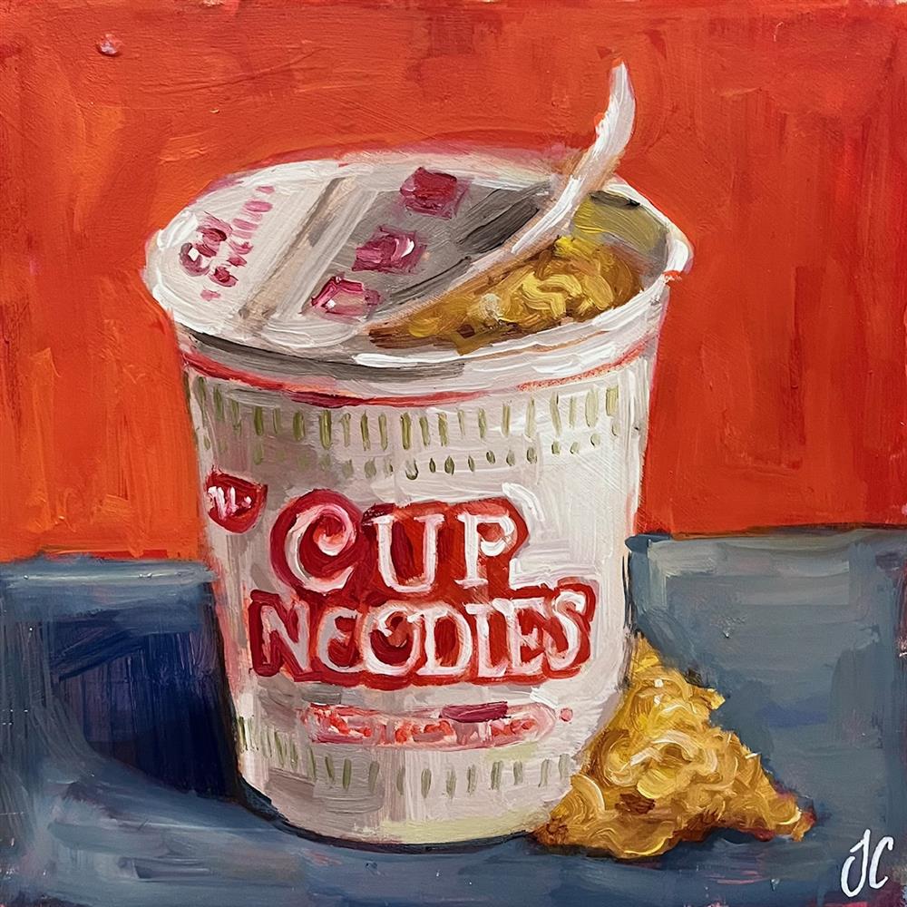 Joss Clapson -  'Cup Noodles' - Framed Original Art