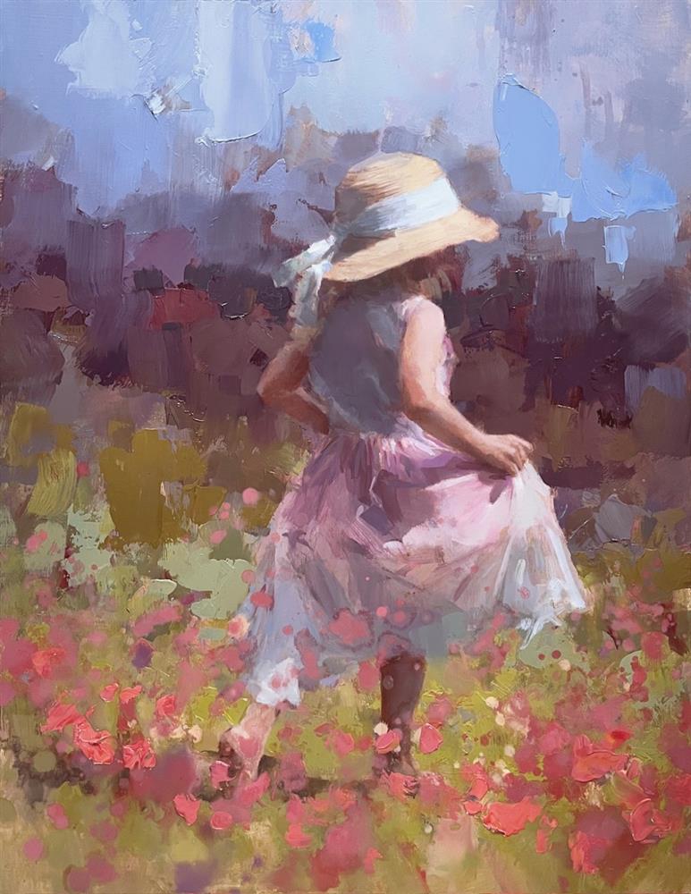 Tony Hinchliffe - 'Daisy Chain' - Framed Original Artwork