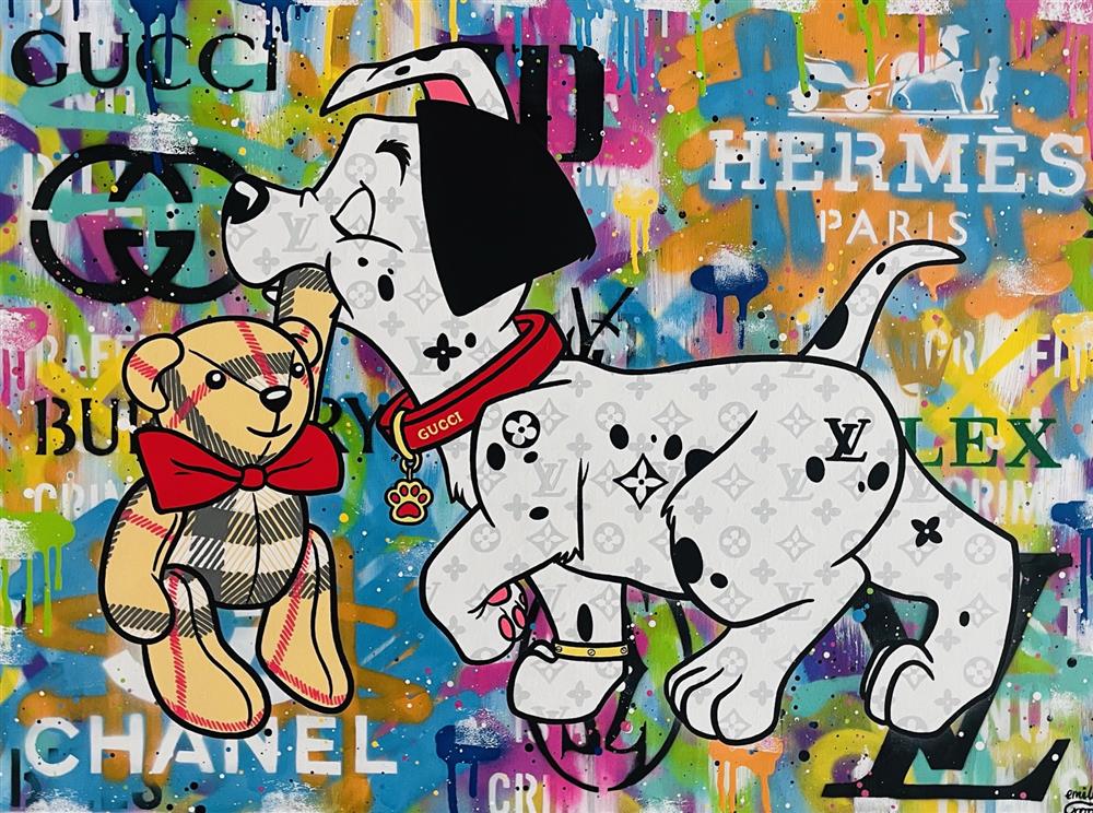 Emily Crook - 'Dalmation Day' - Framed Original Artwork