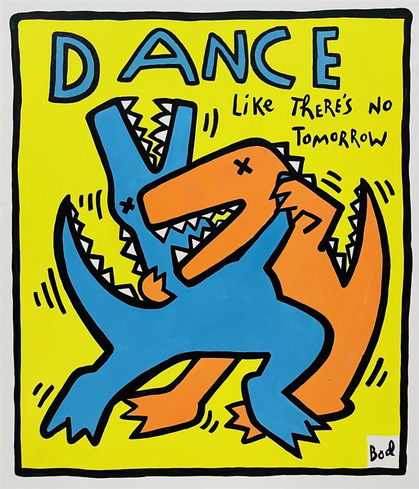 Michael Abrams - 'Dance - Bod Series' - Framed Original Artwork