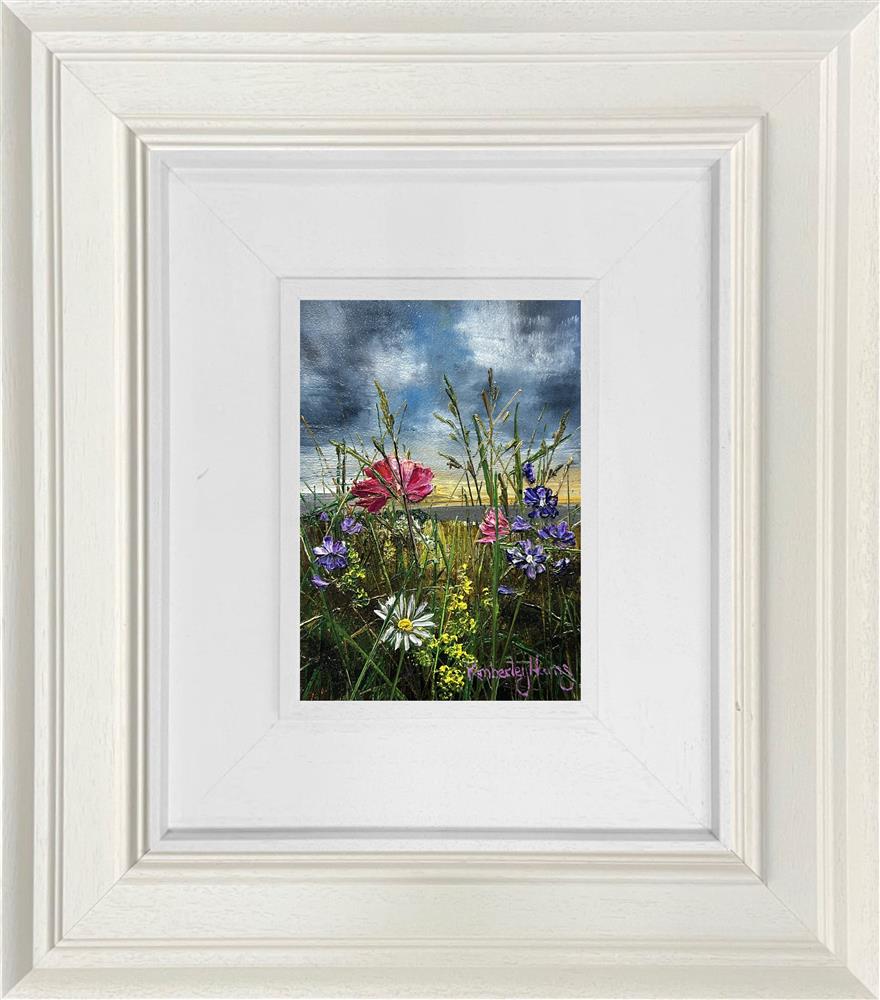 Kimberley Harris - 'Dancing In The Wind- Miniature size' - Framed Original Art