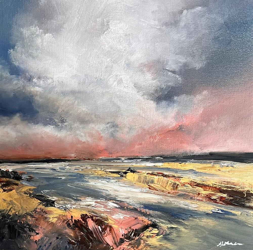 Alison Johnson - 'Dancing With The Distant Tide' - Framed Original Artwork
