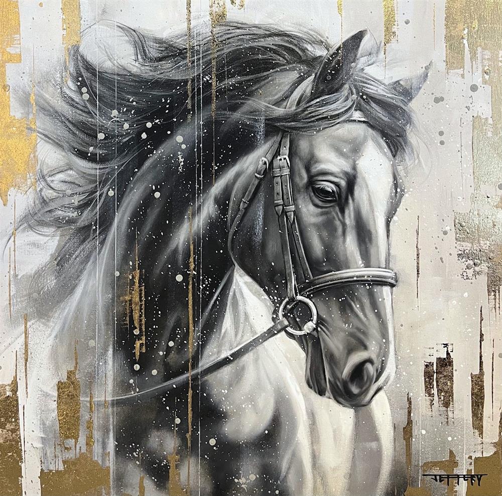 Ben Jeffery - 'Dark Knight' - Framed Original Artwork