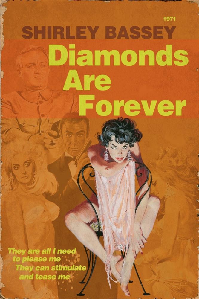 Linda Charles - 'Diamonds Are Forever - Diamond Dust' - Framed Original Artwork